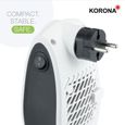 Korona 60010 Radiateur Soufflant électrique avec thermostat Réglable, rapide et compact, chauffage faible énergie, salle de bains-3