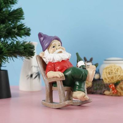 Nain De Jardin Humour – Statue Doigt D’honneur En Résine, Décoration Extérieure Pour Jardin, Terrasse, Balcon
