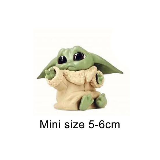 5pcs Figurines Bebe Yoda Le Mandalorian Jouets D Action 5 6cm Mignon Jouets D Action Star Wars Cadeaux Pour Enfants Cdiscount Maison