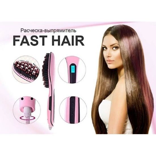 Fast Hair Brosse Lissante électrique Pour Cheveux avec Afficheur LCD -  HQT906 - 29 W à prix pas cher