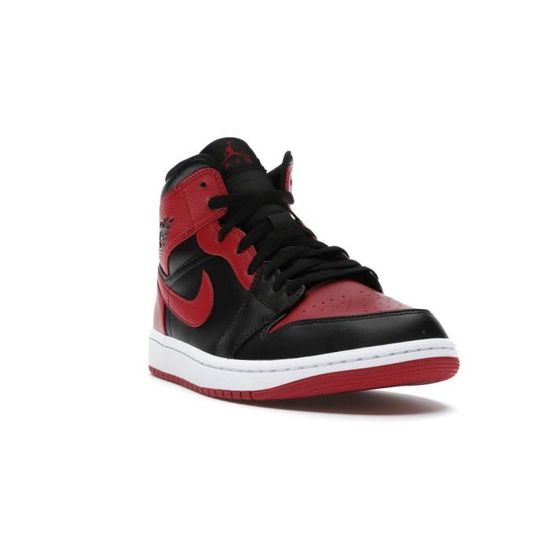 Nike Air Jordan 1 Mid Rosso Nero Bianco Rouge - Cdiscount Chaussures