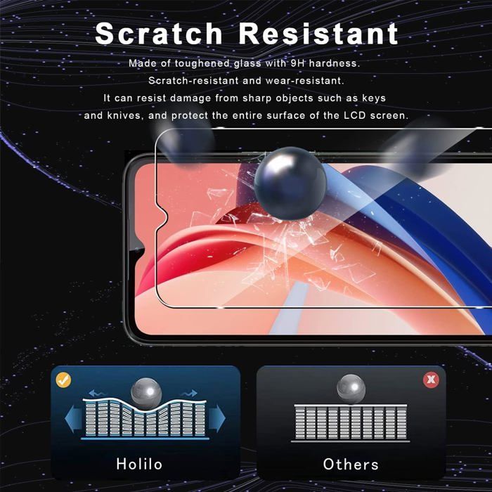 ivoler Lot de 3 Protection écran en Verre Trempé pour Samsung Galaxy A25 5G / Xiaomi Redmi Note
