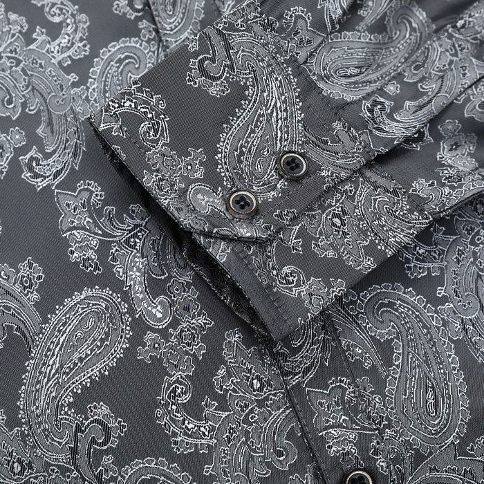 Chemise Soleil Homme Aftco - Gris - Manches Longues - Taille L - UV & Séchage Rapide
