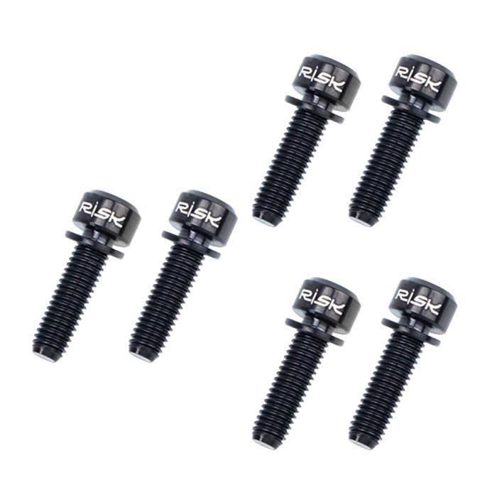 Lot De 4 Vis De Potence Vélo En Alliage De Titane – M7 X 20 Mm, Légères Et Résistantes