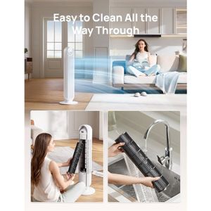 Ventilateur De Bureau Oscillant Et Silencieux - Télécommande, Batterie 2000mAh, Support Smartphone Intégré