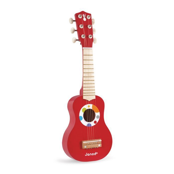 2 Pcs Guitare En Bois Jouet De Non Instruments Pour Tout-petits