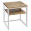 Table De Chevet Icub Three Eco 40x40 47cm Avec Plateau De Table En