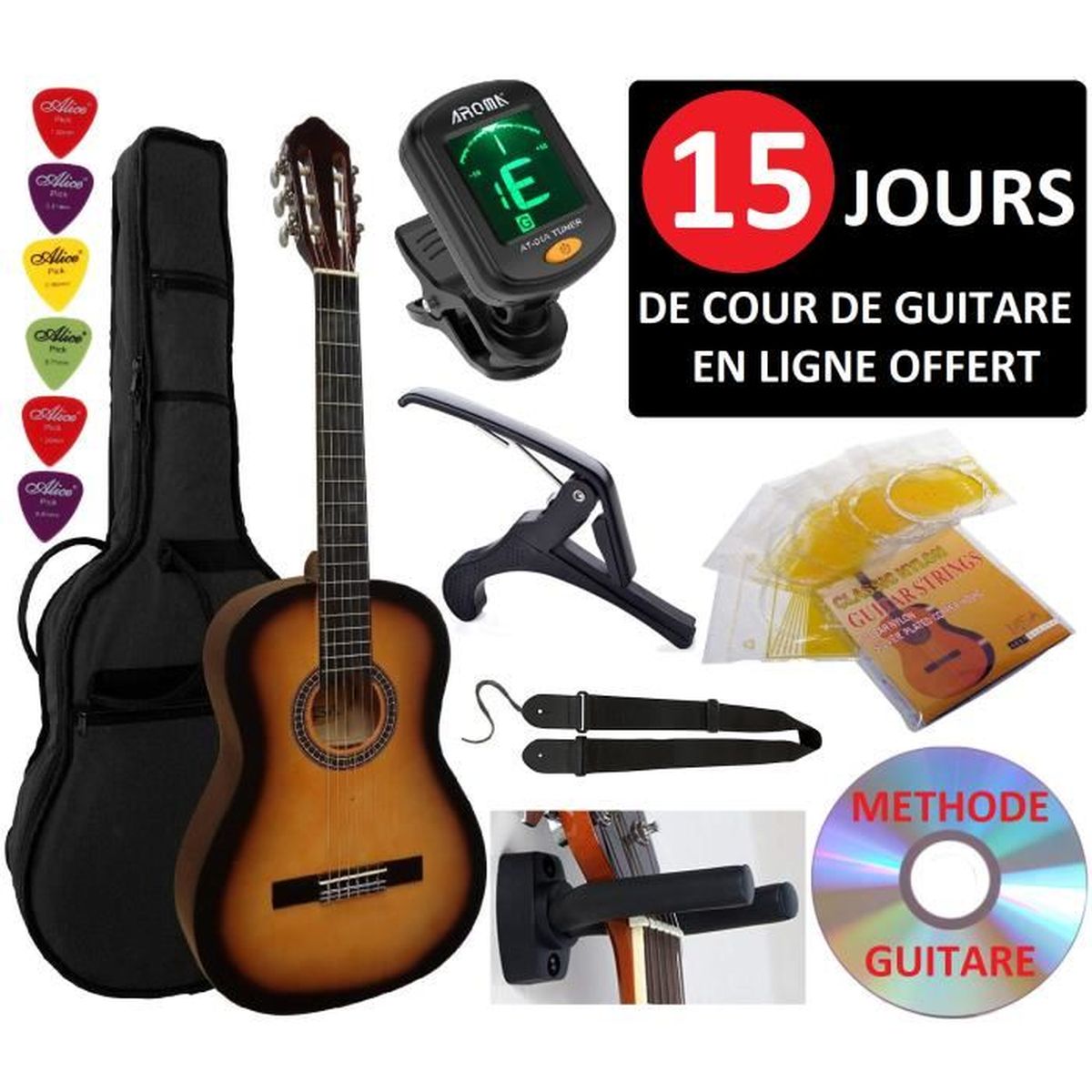 / Le collier des Cygnes/  / Tr/épied/  / pliable/  / Guitare Classique/  Support pour guitare/  / 3/& / Guitare /électrique/  / support universel/ 