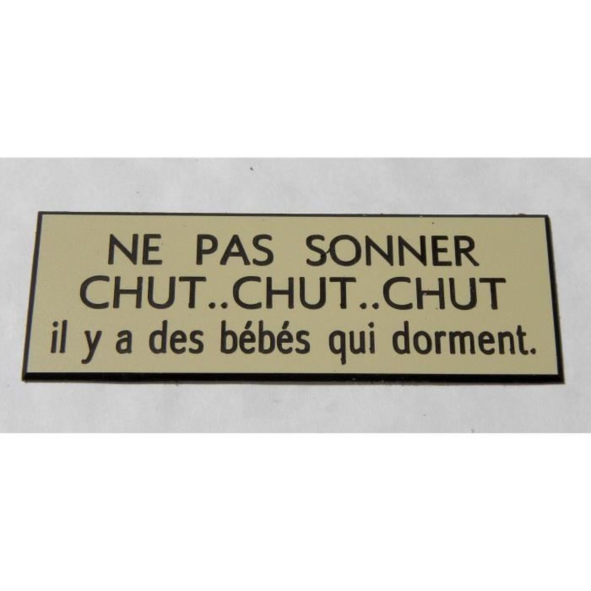 Schilder Tafeln Plaque Gravee Ne Pas Sonner Chut Chut Il Y A Bebe Qui Dort Ft 70x0 Mm Mobel Wohnen Schilder Tafeln Plaque Gravee Ne Pas Sonner Chut Chut Il Y A Bebe Qui Dort Ft 70x0 Mm Mobel Wohnen