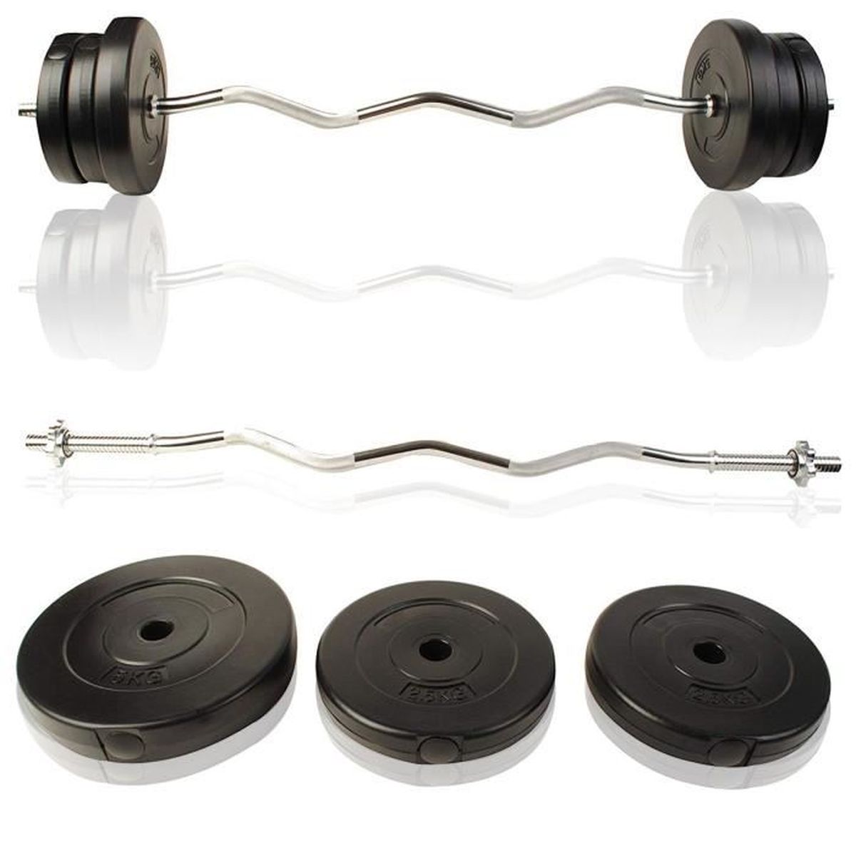 Barre musculation filetée