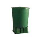 Récupérateur d'eau de pluie rond 500 L + Socle + Kit collecteur - Vert - BelliJardin