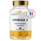 LABORATOIRES ENOVA OMEGA 3 | Huile de poisson Ultra concentrée + Vitamine E | Riche en acides gras 700 MG EPA + 500 MG DHA par portion | Vision,