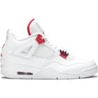 BRAND Baskets AIRS-JORDANS 4 RETRO RED METALLIC - AIRS-JORDANS - Adulte - Blanc - Bleu - Mixte