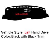 LHD Noir Pas de HUD - Couverture de tableau de bord de voiture Prada pour Ford Focus 4, 2019, 2020, Polymères