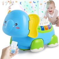 Jouet Musical pour bébé avec télécommande de 6 à 12 Mois,  Jouet rampant pour bébé roue universelle avec Musique
