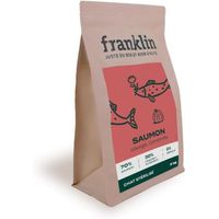 Franklin – Croquettes Chat Stérilisé – 3 kg – Sans Céréales – Hypoallergénique – Brillance du Poil – Saumon, Courge, Camomille