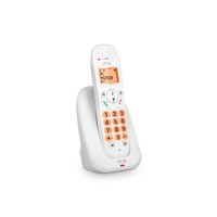 SPC Kairo - Téléphone Fixe sans Fil, Identification de l'appelant, Volume Extra, Blocage d'appel, Mains Libres, répertoire, Blanc