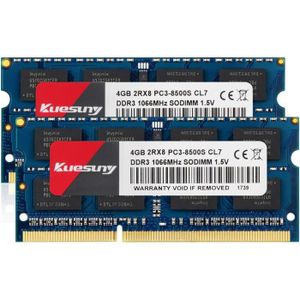 MÉMOIRE RAM Compatible with Apple 8GB Kit (2x4GB) DDR3 PC3-850