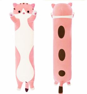 Peluche Chat Géant 60 Cm – Coussin Doudou Ultra-doux, Kawaii, Polyvalent – Parfait Pour Câlins Et Déco !