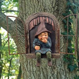 Maisonnette De Fée Miniature 14cm En Résine - Décoration Jardin Style Pastoral Rétro