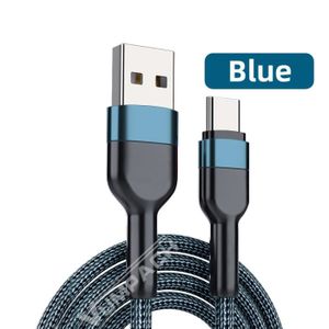CÂBLE TÉLÉPHONE bleu-3M-Câble Chargeur USB Type C, Charge Rapide, 