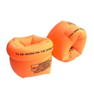 BOUÉE - BRASSARD Orange - CAMPSLE Anneau de bras de natation en PVC épais pour adultes et enfants, brassard flottant'entraînem