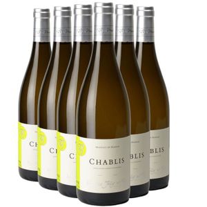 VIN BLANC Chablis Blanc 2022 - Lot de 6x75cl - Domaine Jolly