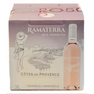 BIERE Côtes-de-Provence Ramaterra Les Vignerons de Ramatuelle Fontaine Bag in Box 3L