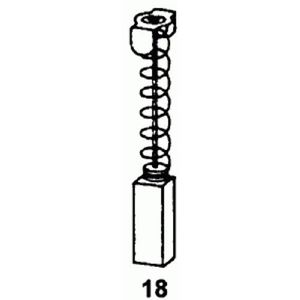 Pour Skil Ponceuse 63905 4,76x6,35x13 mm Balais de charbon 0740 pour outils /électroportatifs Skil