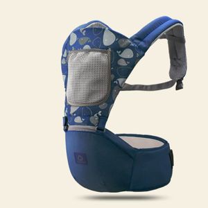 PORTE BÉBÉ couleur bleu 365 Porte-bébé ergonomique 3 en 1 pour bébé de 0 à 48 mois, sac à dos kangourou, écharpe envelop
