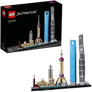 ASSEMBLAGE CONSTRUCTION LEGO Architecture - Shanghai - 21039 - Jeu de Cons
