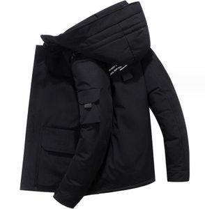 Parka Coat Noir Taille: 2XL Homme Miinto Homme Vêtements Manteaux & Vestes Manteaux Parkas 