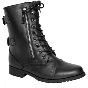 bottes style motard femme pas cher