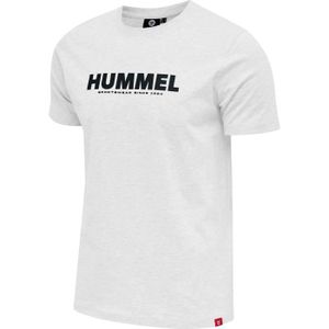 T-SHIRT MAILLOT DE SPORT T-shirt Hummel hmllegacy - Blanc - Homme - Jersey - Logo imprimé - Étiquette sur l'ourlet du bas