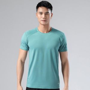 T-SHIRT MAILLOT DE SPORT T-shirt de sport Homme AIEVIS Stretch Vert Manches courtes Fitness Respirant