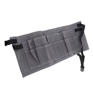 ESSENCE MOTEUR OUTIL Omabeta sac de ceinture à outils Pochette de ceinture à outils grise, multifonctionnelle, grande capacité, longue jardin essence