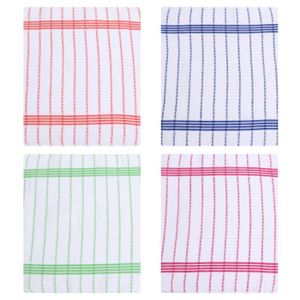 Serviettes de Cuisine Extra Larges et Super Absorbantes Bleu Gryeer 8 Torchons de Cuisine en Microfibre 50 x 70 cm