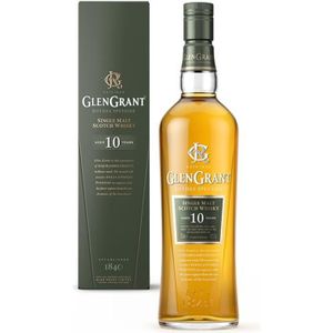 WHISKY BOURBON SCOTCH Whisky Glen Grant 10 ans dans un étui - 70 cl - 40