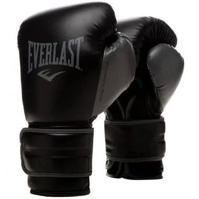 Gant de boxe Everlast Powerlock 2r Noir Cuir PU