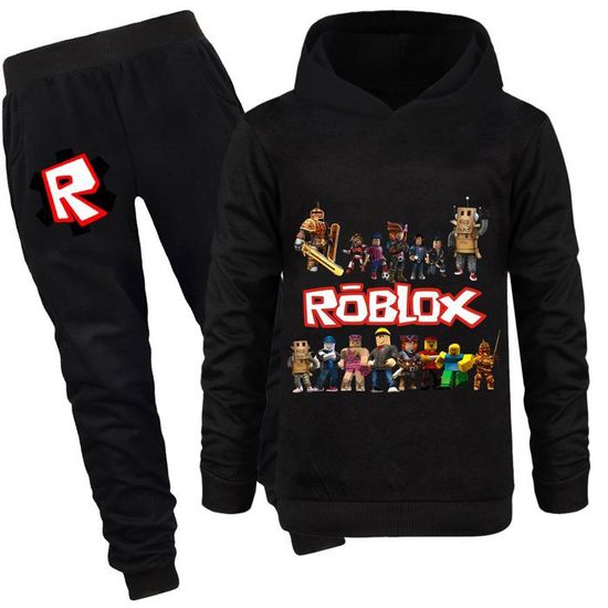 ALANTOP Survêtement Décontracté à Capuche Garçon - Ensemble 2 Pièces Sweat + Pantalon - Style Cosplay