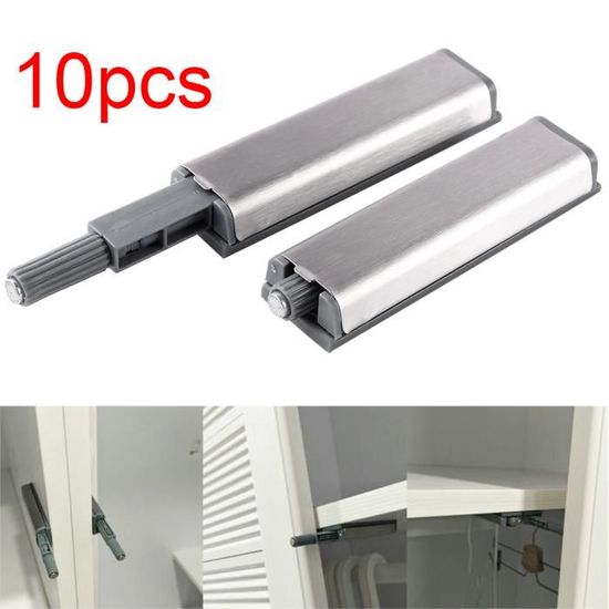 Lot De 2 Loquets De Porte Push To Open Système D'amortisseur