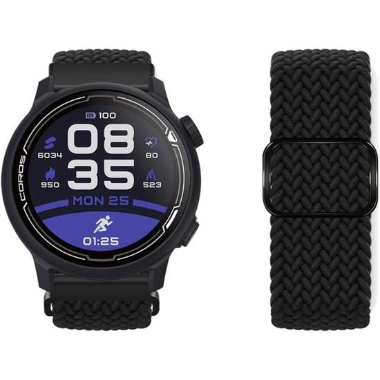 Bracelet Élastique En Nylon Compatible Avec Coros Pace 2 Coros Apex 42 Mm Pour Homme Et