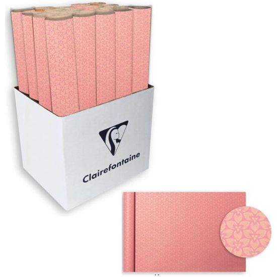 Clairefontaine - Papier cadeau - film fleuriste - 70 cm x 10 m