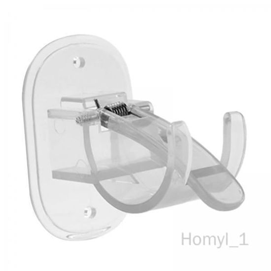 Supports De Tringle à Rideau Sans Perçage – 2 Pièces Transparentes – Auto-adhésifs, Jusqu’à 7 Kg - 13