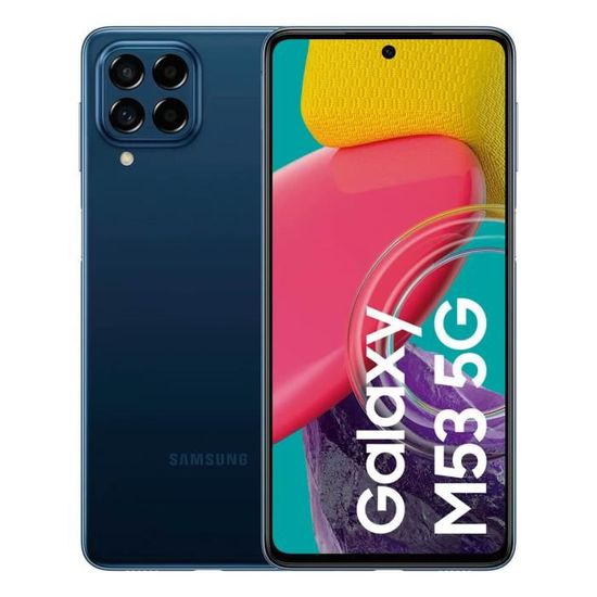 Samsung Galaxy M53 5G 8Go/128Go Bleu (Blue) Double SIM M536B