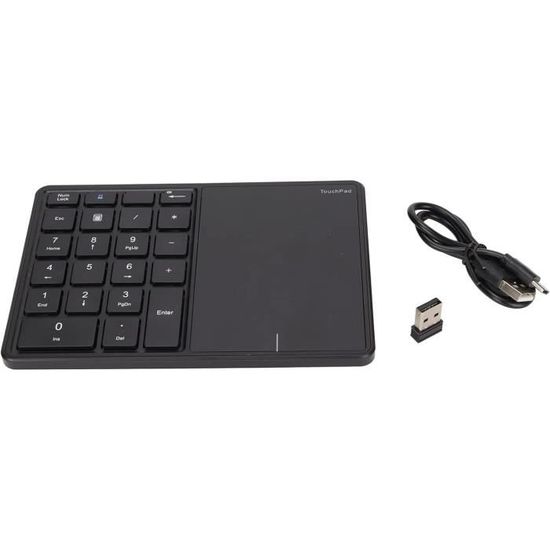 Pavé Numérique Bluetooth Podazz - 22 Touches Sans Fil - Compatible Windows - Portable Et Rechargeable