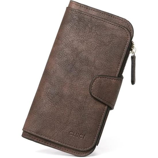 Smiley World - Portefeuille Femme Multi Rangement. Blocage RFID