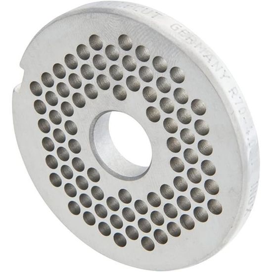 Disque perforé inox pour hachoir à viande - 8 mm - Bartscher - 370258