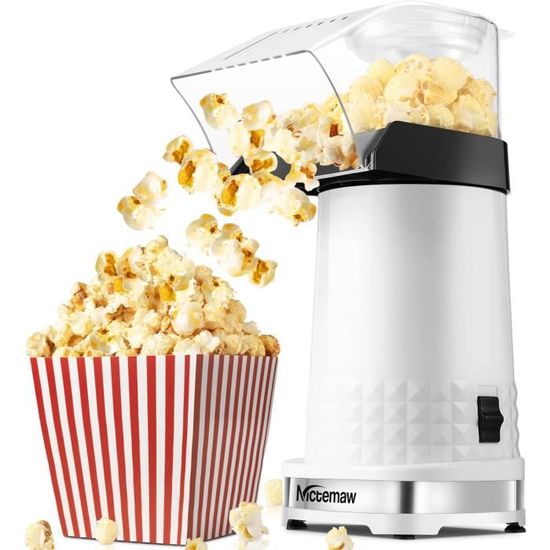 Machine à Pop-Corn électrique Portative Domestique, Mini Popcorn Sans Huile à Air Chaud De 1200