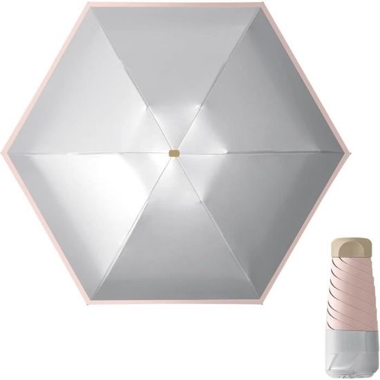 Mini Parapluie Pliant Moorrlii Anti-UV Compact - Protection Solaire Et Pluie Pour Femme
